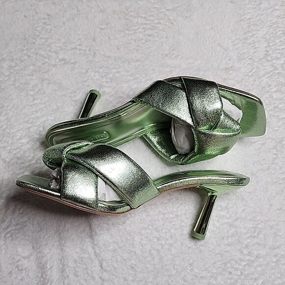 NIB D'AMELIO LEENOA SANDAL Size 8.5 Color: METALLIC PISTACHIO - Picture 7 of 10